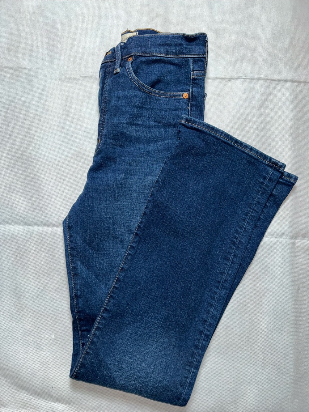 Madewell skinny flare dark wash denim size 27